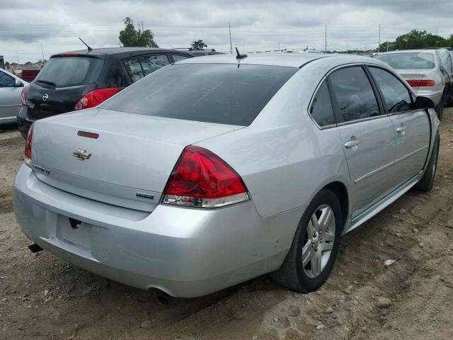 2G1WG5E3XC1278301 - 2012 CHEVROLET IMPALA LT SILVER photo 4