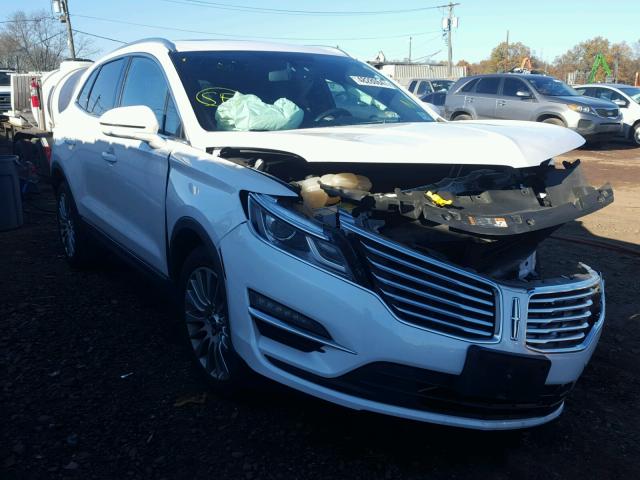 5LMCJ1A95FUJ14079 - 2015 LINCOLN MKC WHITE photo 1