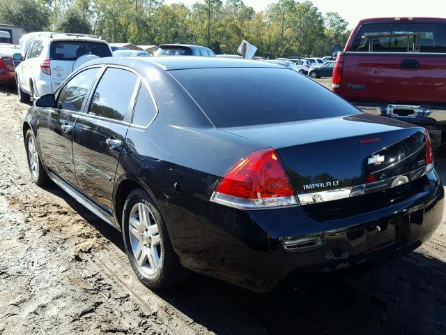 2G1WG5EK3B1234324 - 2011 CHEVROLET IMPALA LT BLACK photo 3