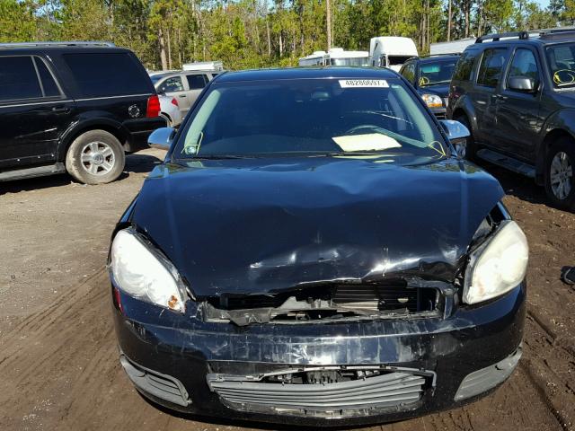 2G1WG5EK3B1234324 - 2011 CHEVROLET IMPALA LT BLACK photo 9