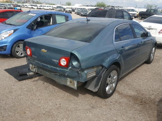 1G1ZH57B39F187967 - 2009 CHEVROLET MALIBU 1LT GREEN photo 4