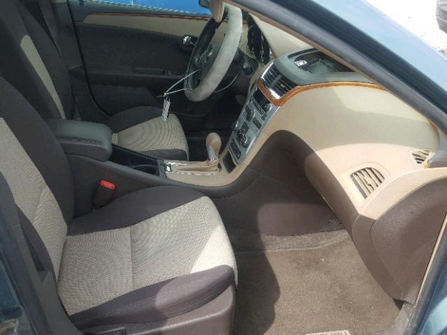 1G1ZH57B39F187967 - 2009 CHEVROLET MALIBU 1LT GREEN photo 5