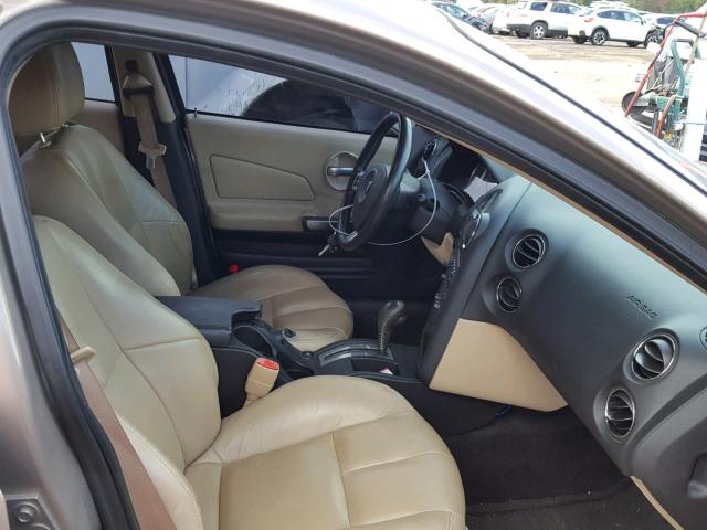 2G2WR554171193142 - 2007 PONTIAC GRAND PRIX BEIGE photo 5