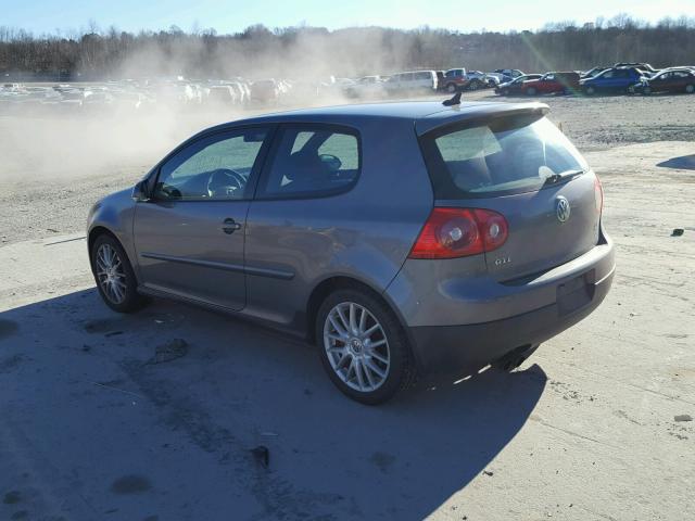 WVWEV71K47W030643 - 2007 VOLKSWAGEN NEW GTI GRAY photo 3