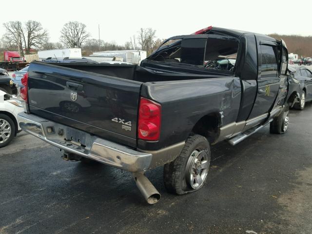 3D3KS29A88G192518 - 2008 DODGE RAM 2500 BLACK photo 4