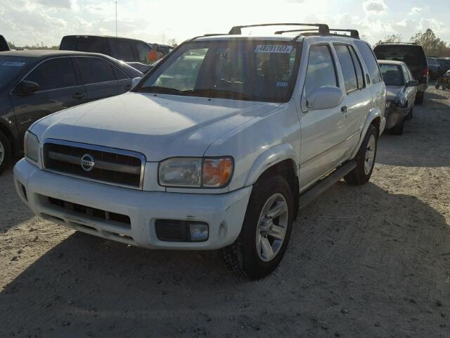 JN8DR09XX2W656993 - 2002 NISSAN PATHFINDER WHITE photo 2