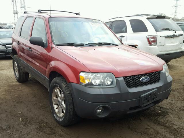 1FMYU03126KD46748 - 2006 FORD ESCAPE XLT RED photo 1