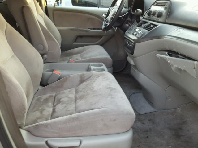 5FNRL38497B103307 - 2007 HONDA ODYSSEY EX BLUE photo 5