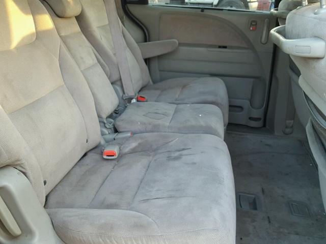 5FNRL38497B103307 - 2007 HONDA ODYSSEY EX BLUE photo 6