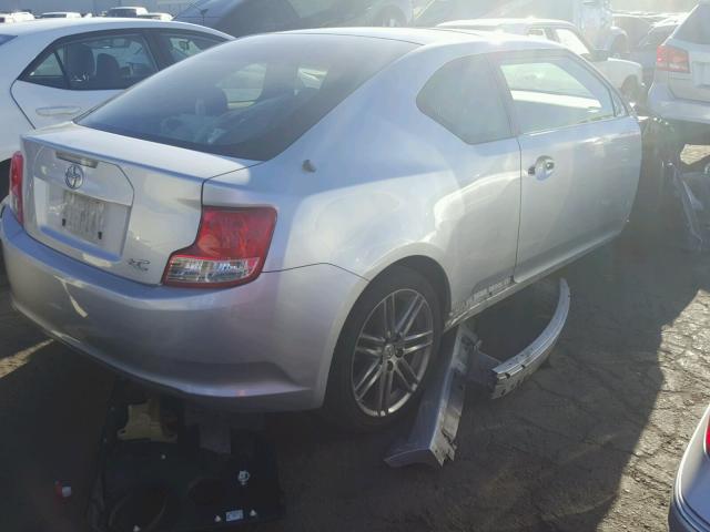 JTKJF5C78D3059173 - 2013 TOYOTA SCION TC 银色 照片 4