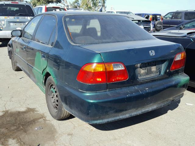2HGEJ6615YH573006 - 2000 HONDA CIVIC BASE 绿色 照片 3