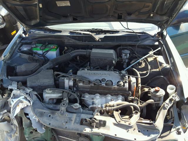 2HGEJ6615YH573006 - 2000 HONDA CIVIC BASE 绿色 照片 7