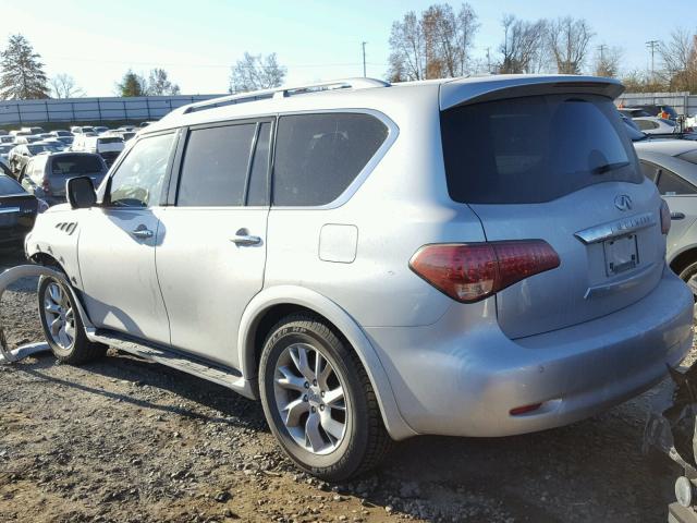 JN8AZ2NE6B9003370 - 2011 INFINITI QX56 SILVER photo 3