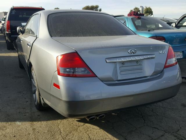 JNKAY41E33M002559 - 2003 INFINITI M45 SILVER photo 3