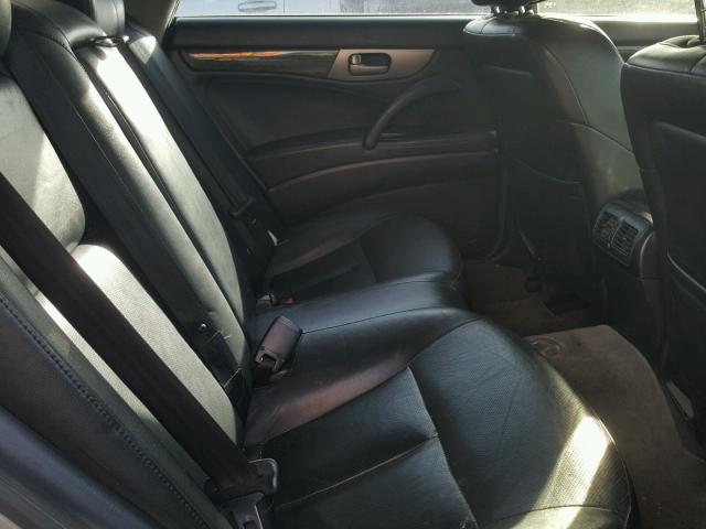 JNKAY41E33M002559 - 2003 INFINITI M45 SILVER photo 6