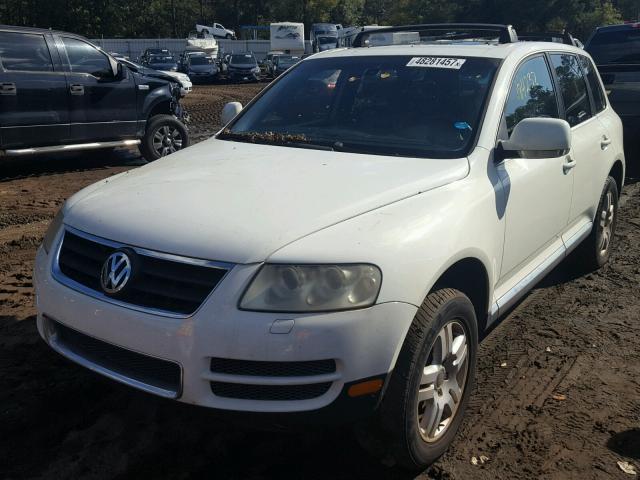 WVGZM77L65D032936 - 2005 VOLKSWAGEN TOUAREG 4. WHITE photo 2