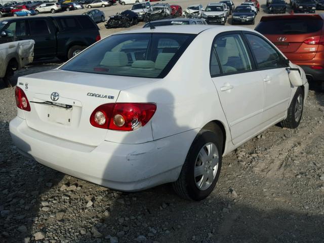 JTDBR32E170128945 - 2007 TOYOTA COROLLA CE WHITE photo 4