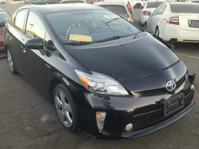 JTDKN3DU0D1696951 - 2013 TOYOTA PRIUS BLACK photo 1