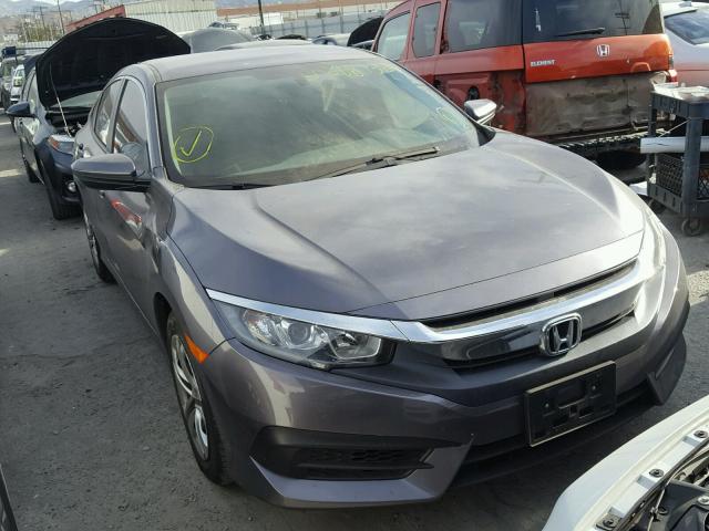 19XFC2F58GE226756 - 2016 HONDA CIVIC LX GRAY photo 1