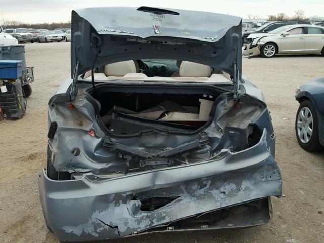 1G2ZH57N184152263 - 2008 PONTIAC G6 GT SILVER photo 9