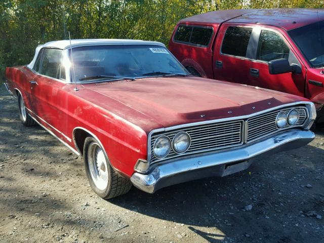 8W57Z184429 - 1968 FORD GALAXY RED photo 1