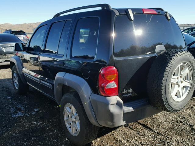 1J4GL48KX4W248711 - 2004 JEEP LIBERTY SP BLACK photo 3