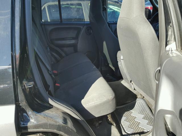 1J4GL48KX4W248711 - 2004 JEEP LIBERTY SP BLACK photo 6