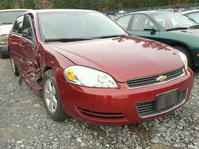 2G1WT57NX91269021 - 2009 CHEVROLET IMPALA 1LT MAROON photo 1