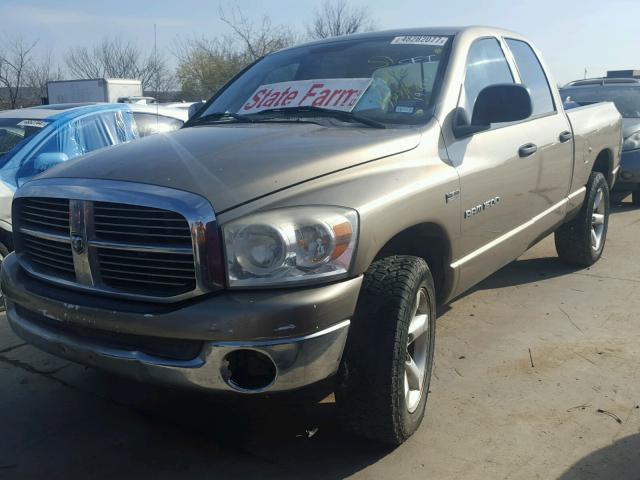 1D7HU18267J627105 - 2007 DODGE RAM 1500 S GOLD photo 2