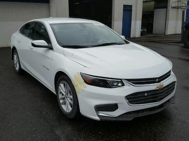 1G1ZE5ST8HF234241 - 2017 CHEVROLET MALIBU LT WHITE photo 1