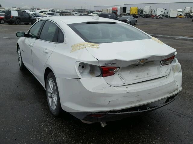 1G1ZE5ST8HF234241 - 2017 CHEVROLET MALIBU LT WHITE photo 3