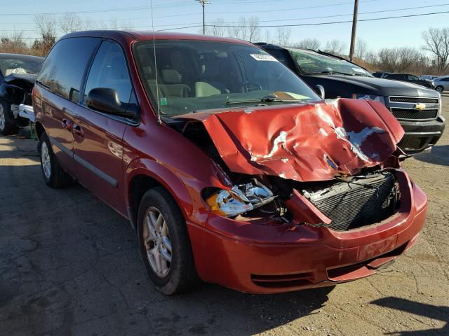 1A4GJ45RX7B210625 - 2007 CHRYSLER TOWN & COU RED photo 1