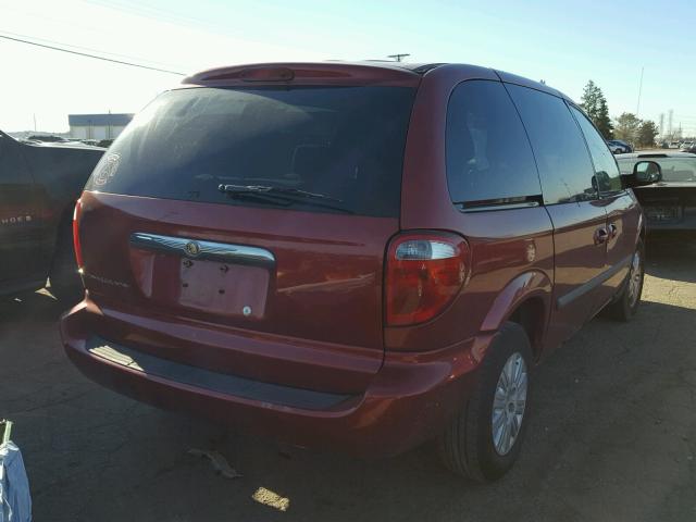 1A4GJ45RX7B210625 - 2007 CHRYSLER TOWN & COU Qırmızı foto 4