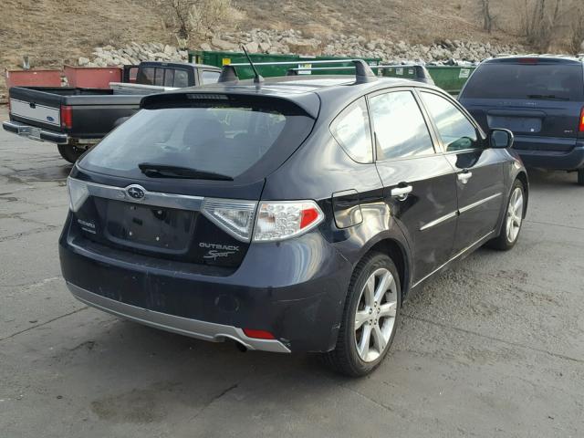 JF1GH6D69AH818568 - 2010 SUBARU IMPREZA OU BLACK photo 4