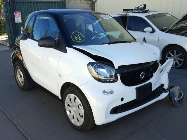 WMEFJ5DA7GK076323 - 2016 SMART FORTWO WHITE photo 1