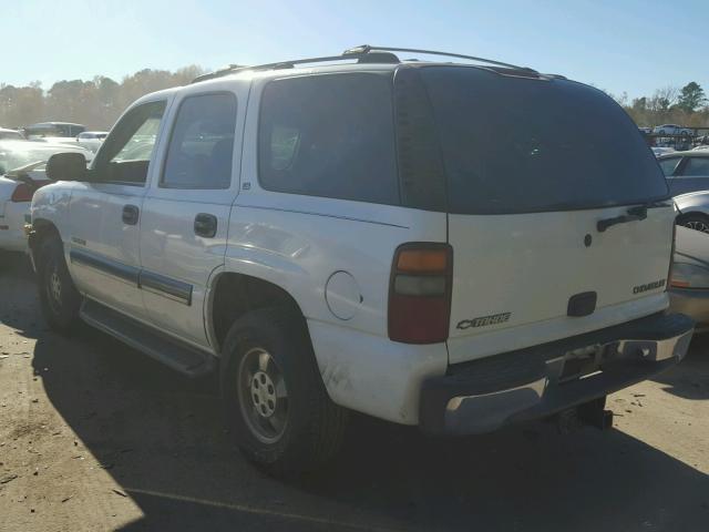 1GNEC13T4YJ106389 - 2000 CHEVROLET TAHOE C150 WHITE photo 3