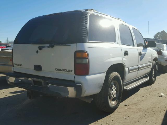 1GNEC13T4YJ106389 - 2000 CHEVROLET TAHOE C150 WHITE photo 4