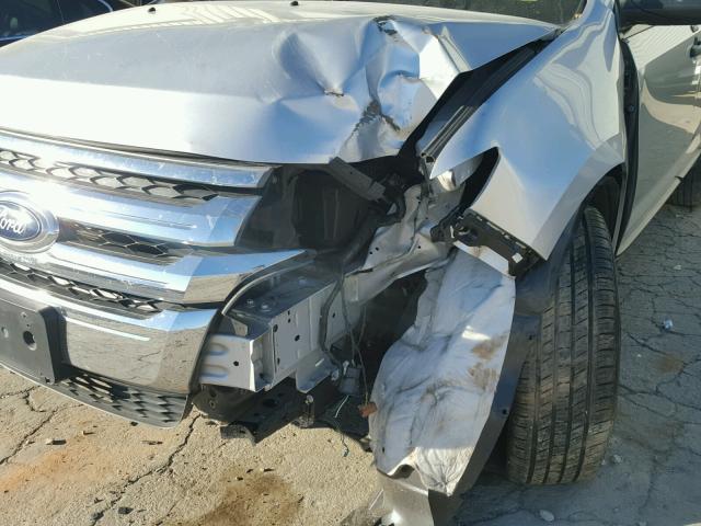 2FMDK3GC1EBA02662 - 2014 FORD EDGE SE SILVER photo 9