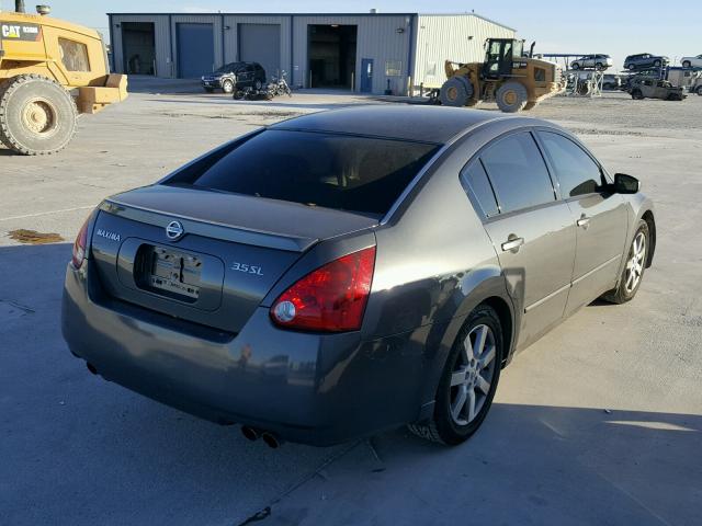 1N4BA41E26C863290 - 2006 NISSAN MAXIMA SE BLACK photo 4