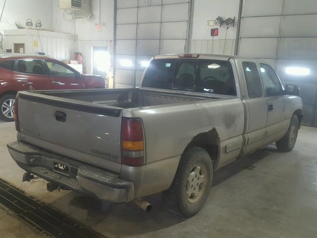 2GCEC19T1Y1123046 - 2000 CHEVROLET SILVERADO GRAY photo 4