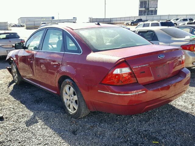 1FAHP24177G123640 - 2007 FORD FIVE HUNDR RED photo 3