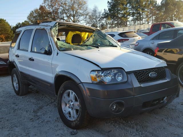 1FMCU03106KB90185 - 2006 FORD ESCAPE XLT WHITE photo 1