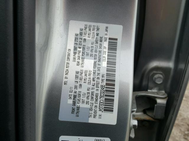 JM3TB3CV7B0322466 - 2011 MAZDA CX-9 SILVER photo 10