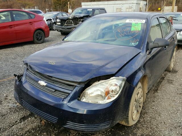 1G1AS58H397120121 - 2009 CHEVROLET COBALT LS BLUE photo 2