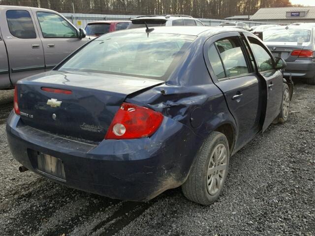 1G1AS58H397120121 - 2009 CHEVROLET COBALT LS BLUE photo 4