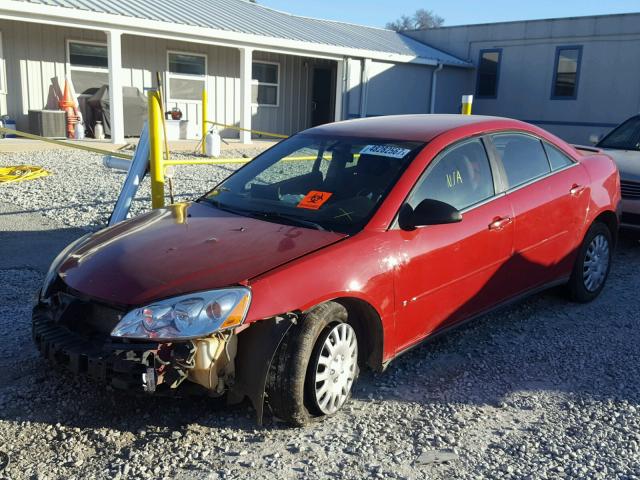 1G2ZF55BX64199917 - 2006 PONTIAC G6 SE RED photo 2