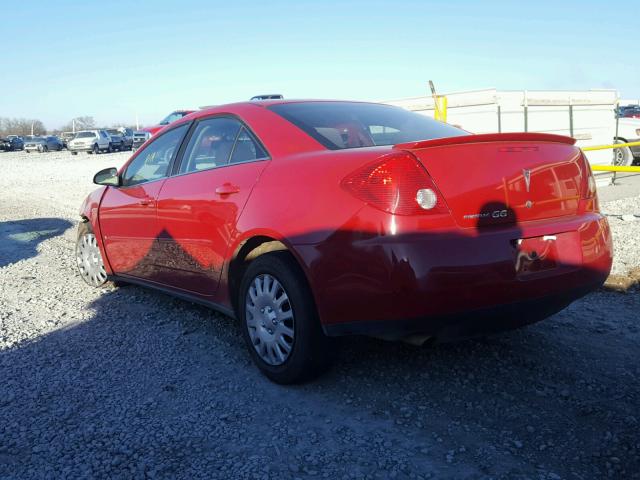 1G2ZF55BX64199917 - 2006 PONTIAC G6 SE RED photo 3