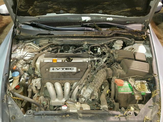 1HGCM56495A110881 - 2005 HONDA ACCORD LX SILVER photo 7