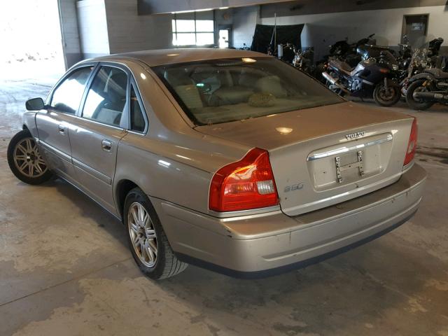 YV1TS59H841368871 - 2004 VOLVO S80 2.5T GOLD photo 3