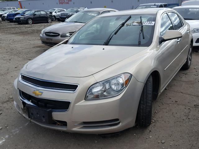 1G1ZC5E01CF212128 - 2012 CHEVROLET MALIBU 1LT TAN photo 2